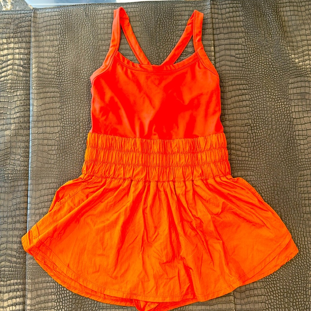 Free people romper with skort
